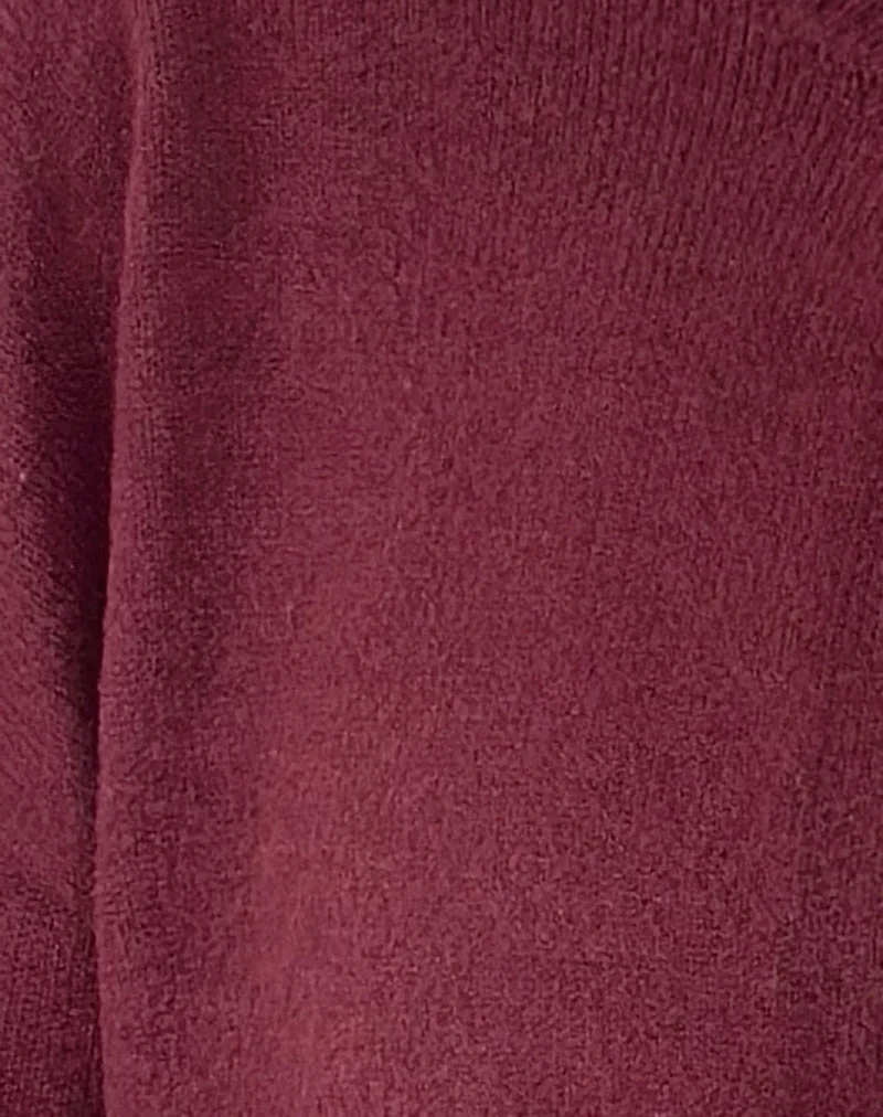 Cardigan Maureen en vin