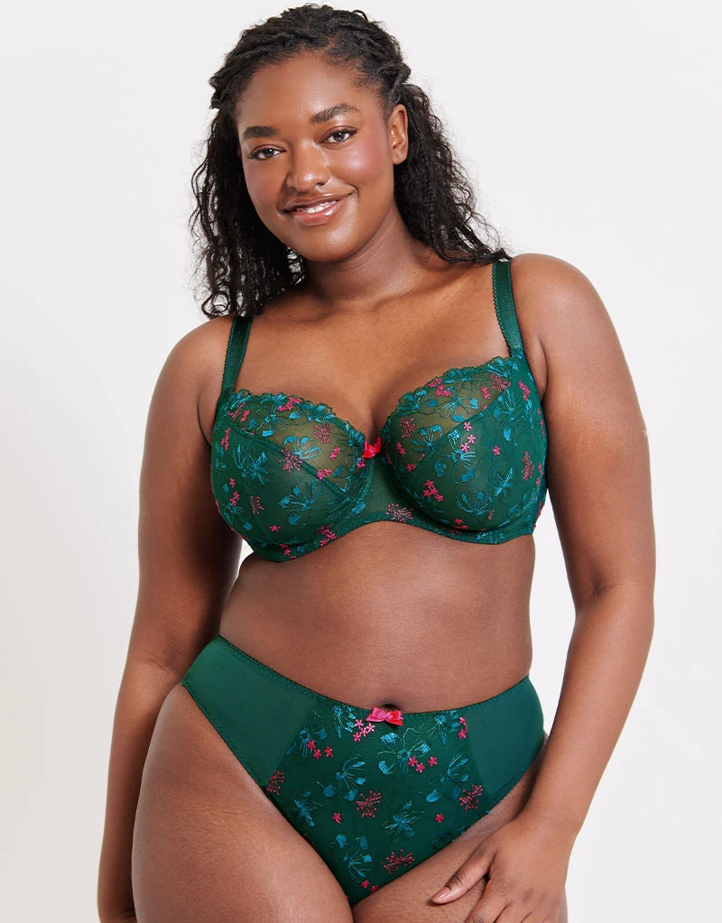 Flirtelle Rosie Brazilian Brief Emerald
