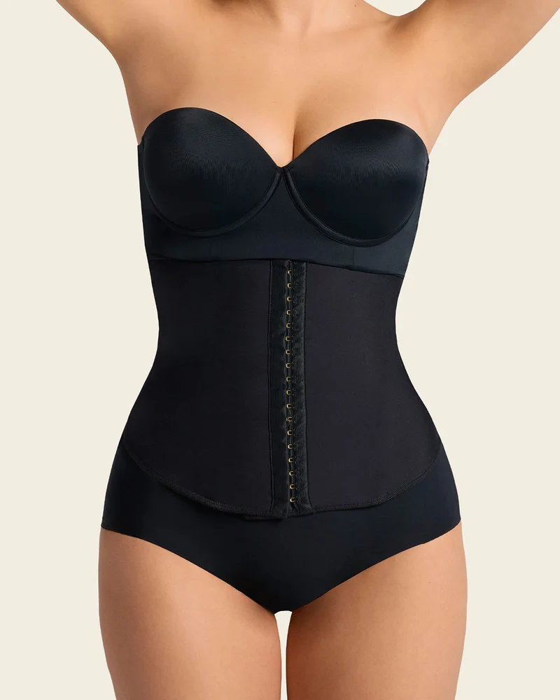 Ceinture abdominale avec baleines latérales flexibles