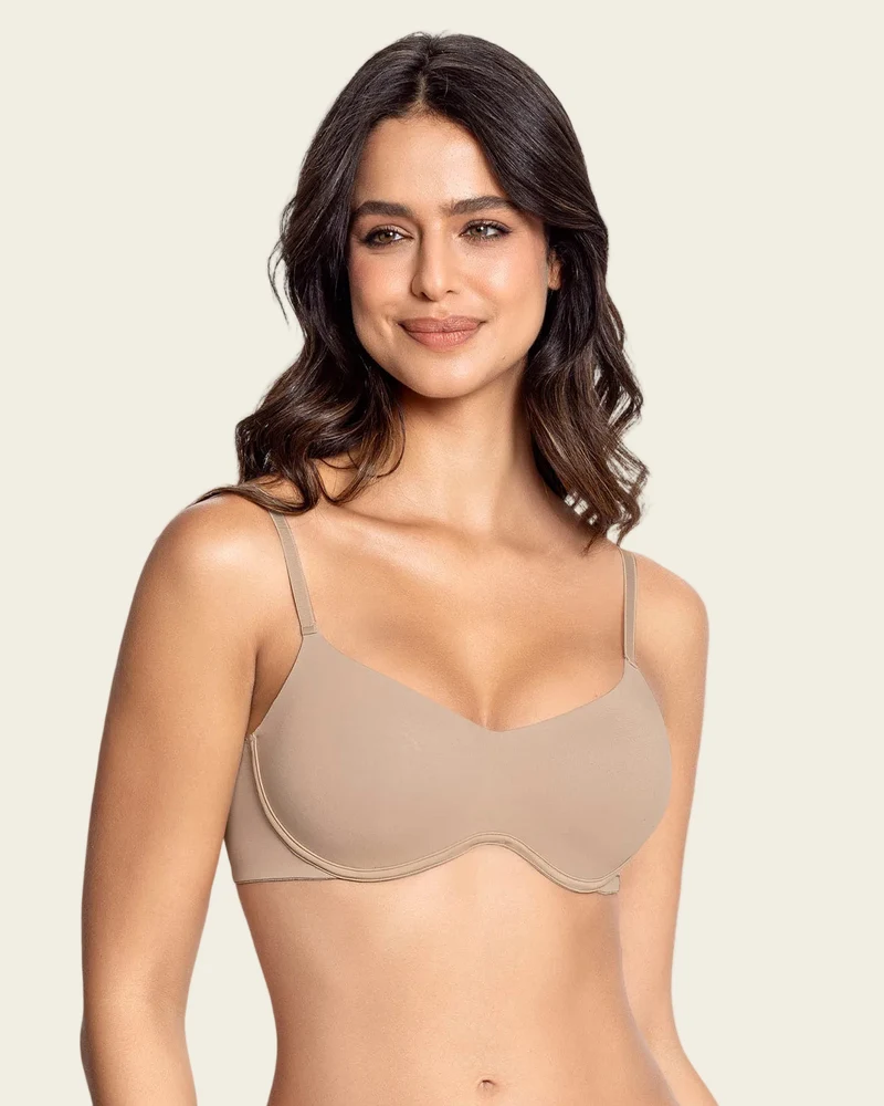 Bustier convertible en dentelle à demi-bonnets