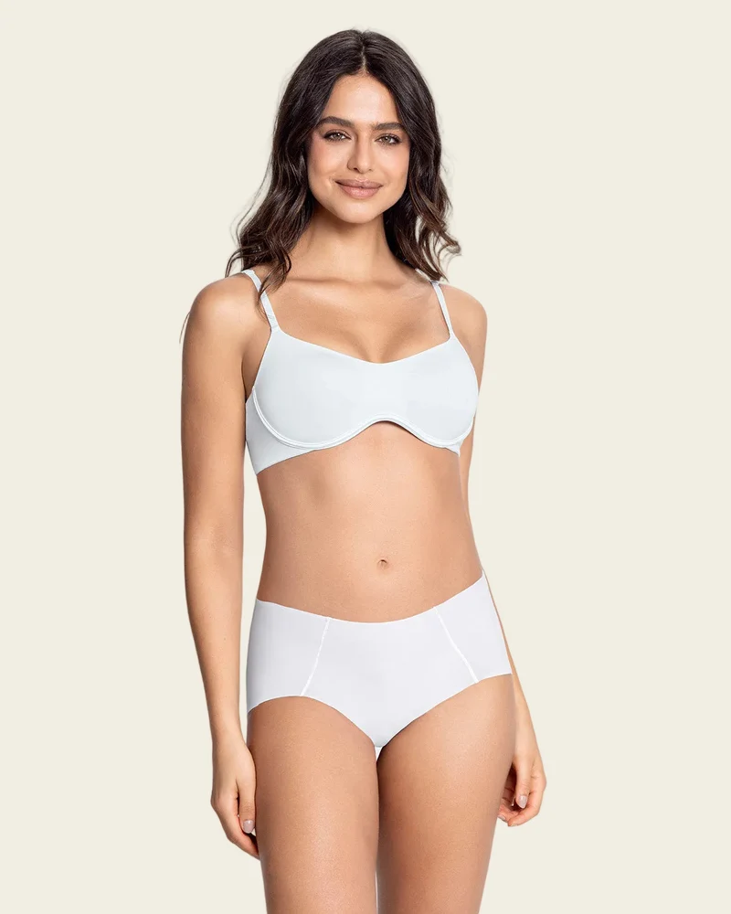Bustier convertible en dentelle à demi-bonnets