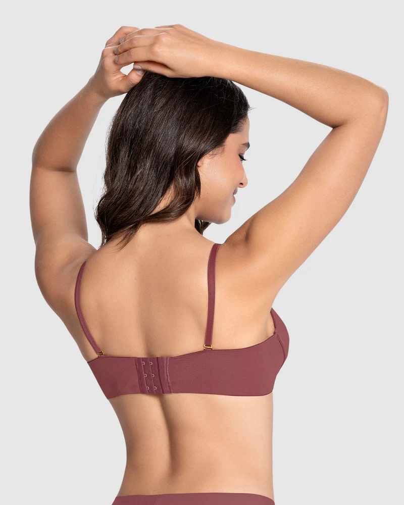 Bustier convertible en dentelle à demi-bonnets