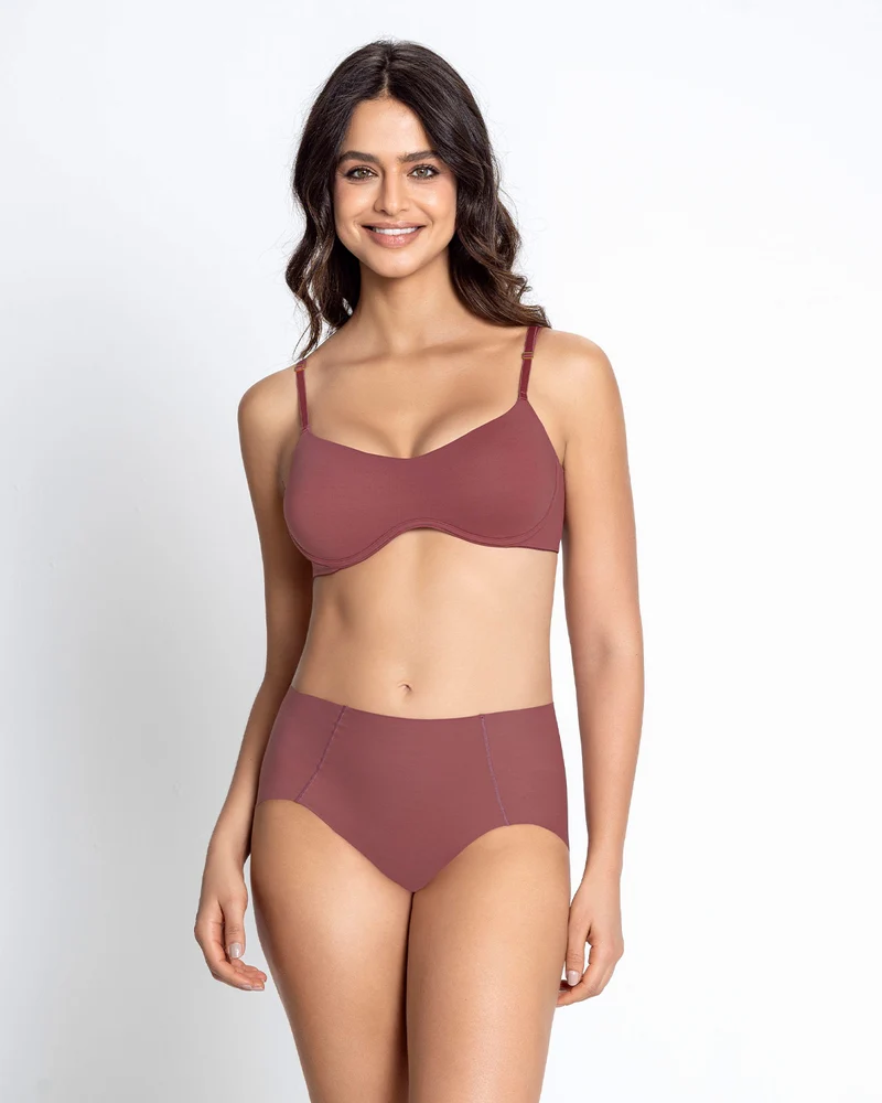 Bustier convertible en dentelle à demi-bonnets