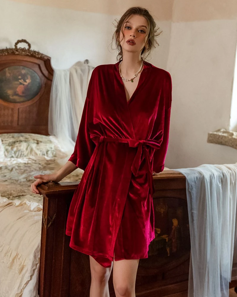 Ensemble Nuisette Et Kimono - Larissa