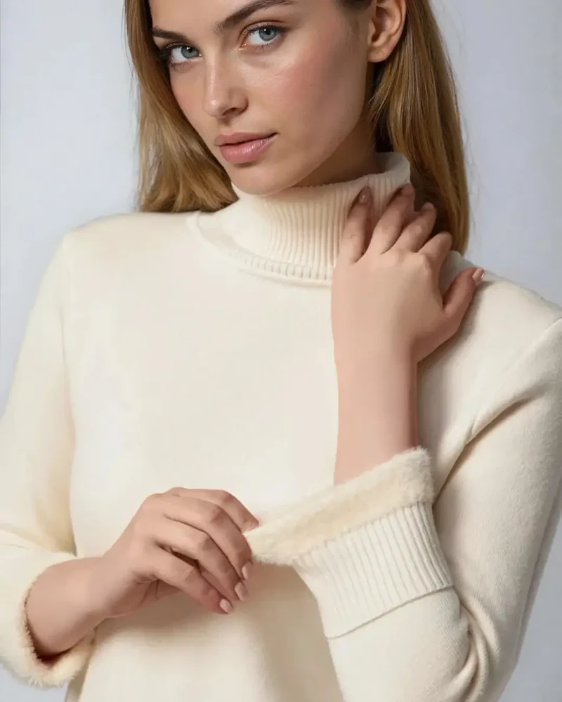 Pull Fourré Col Roulé Chaud - Frida