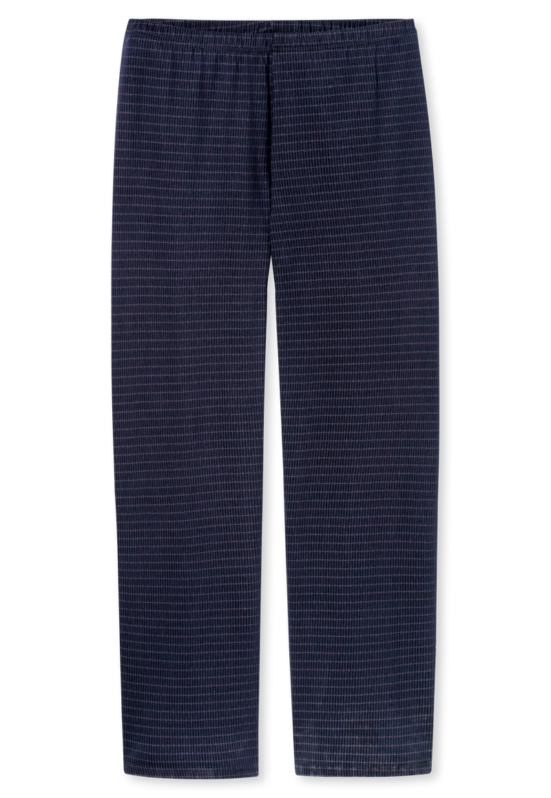 Schlafanzug Lila/Blau gemustert - Comfort Essentials