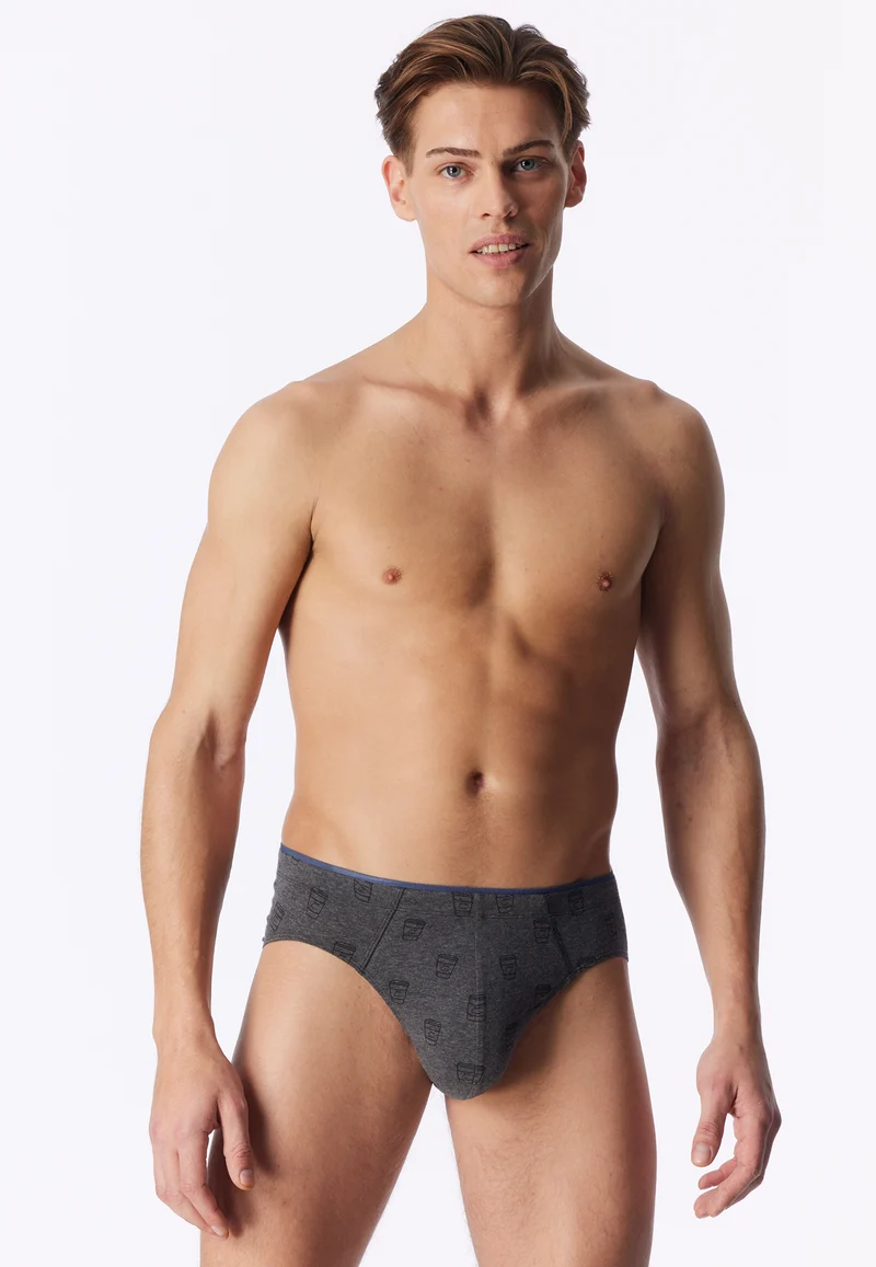 Slip Grau gemustert - 95/5