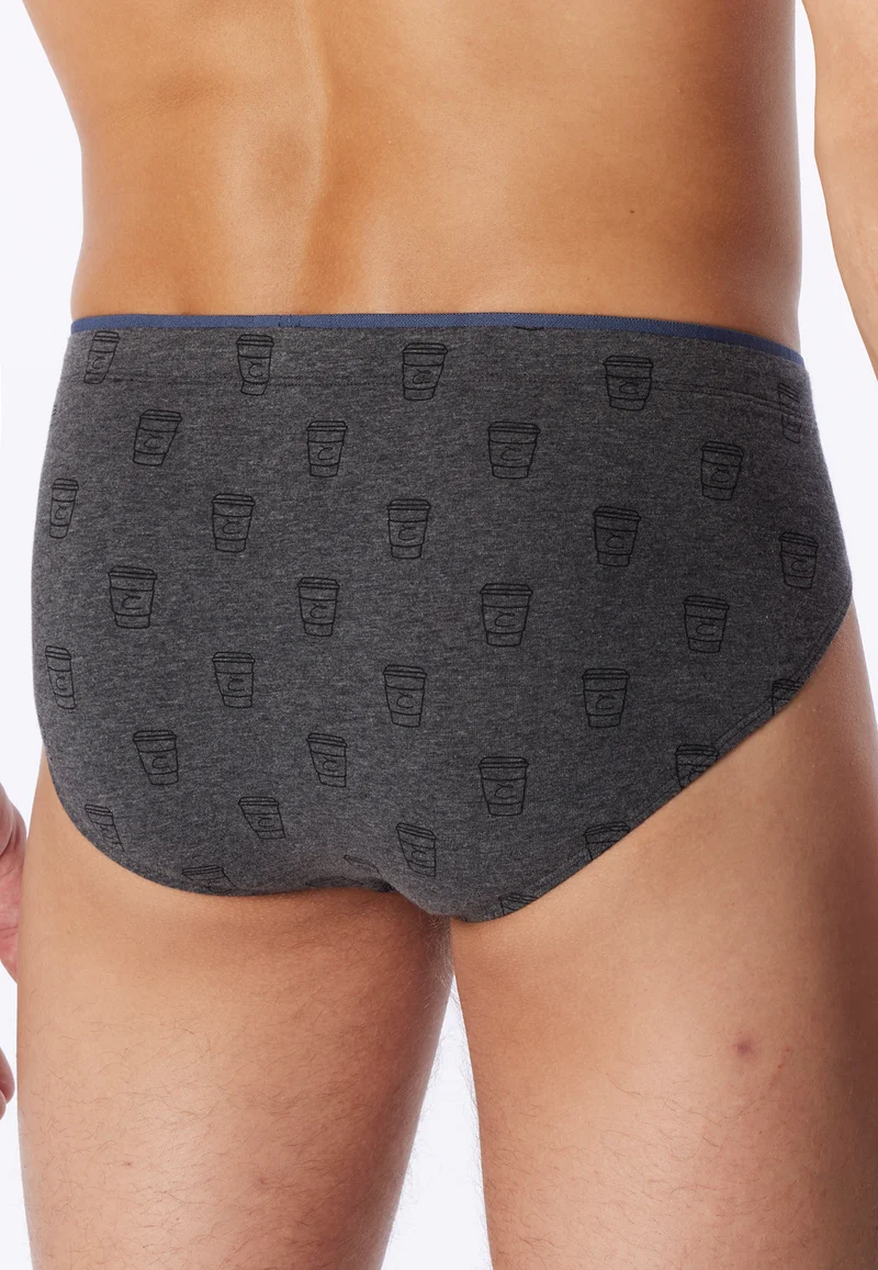 Slip Grau gemustert - 95/5