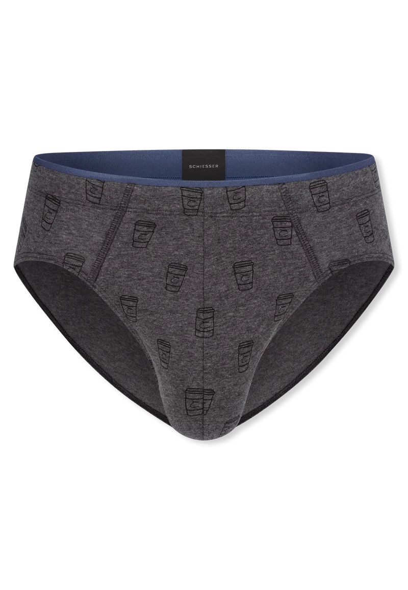 Slip Grau gemustert - 95/5