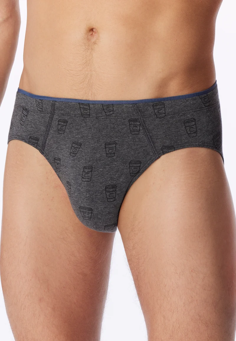 Slip Grau gemustert - 95/5
