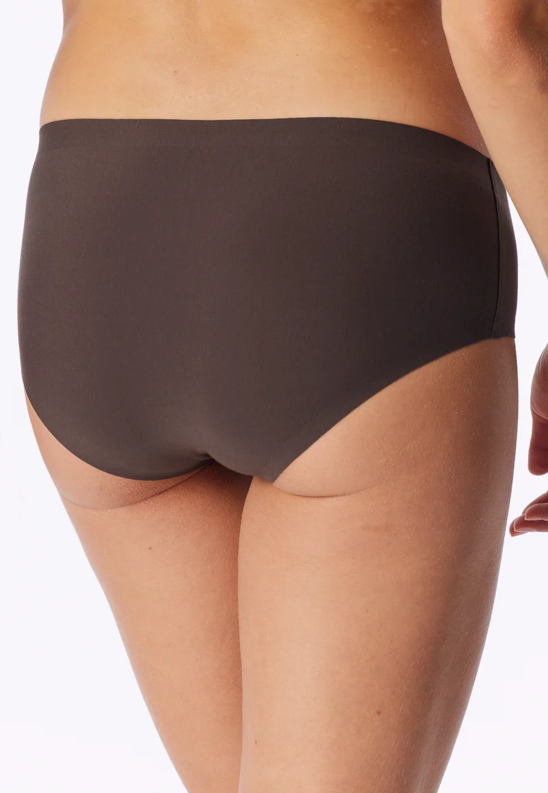Hipster Slip Seamless Braun - Invisble Cotton