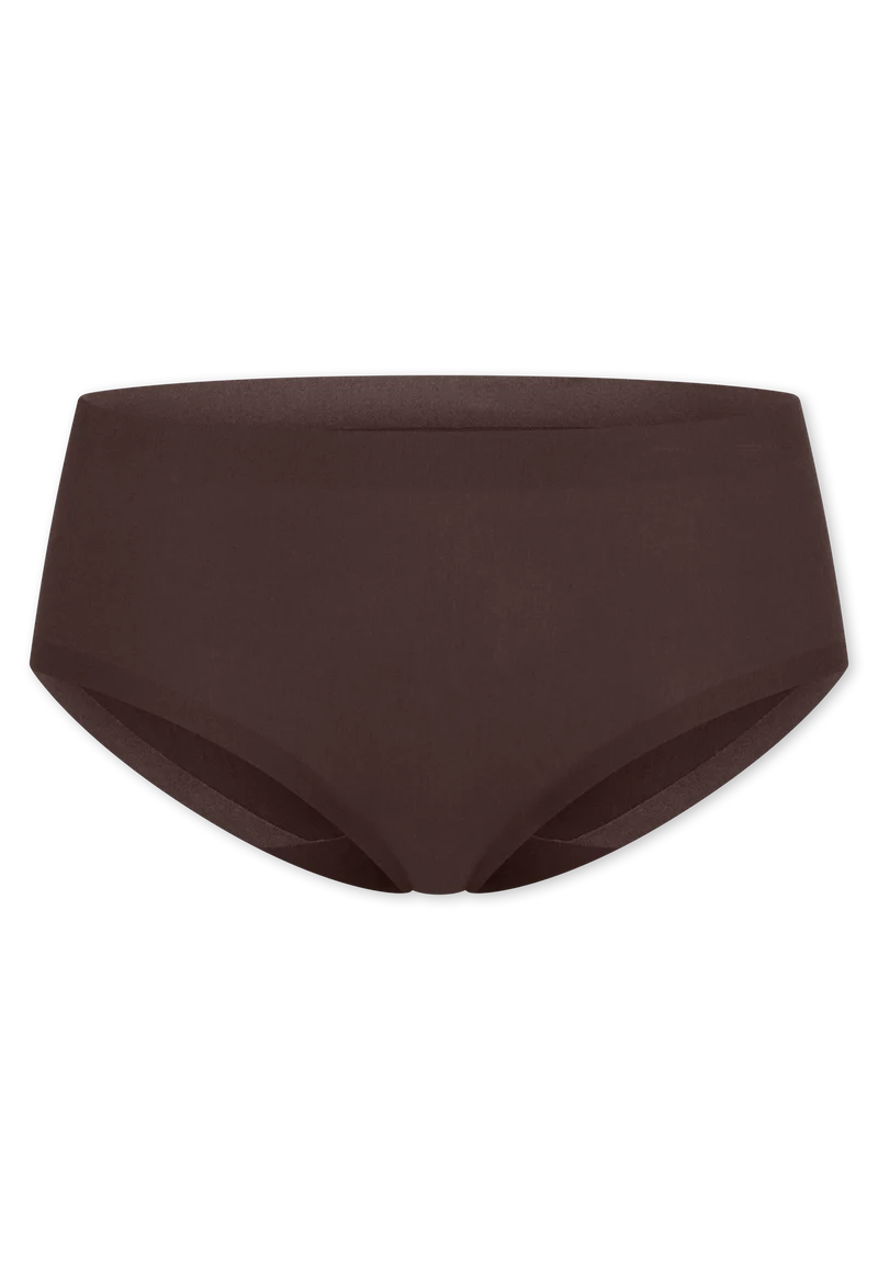 Hipster Slip Seamless Braun - Invisble Cotton