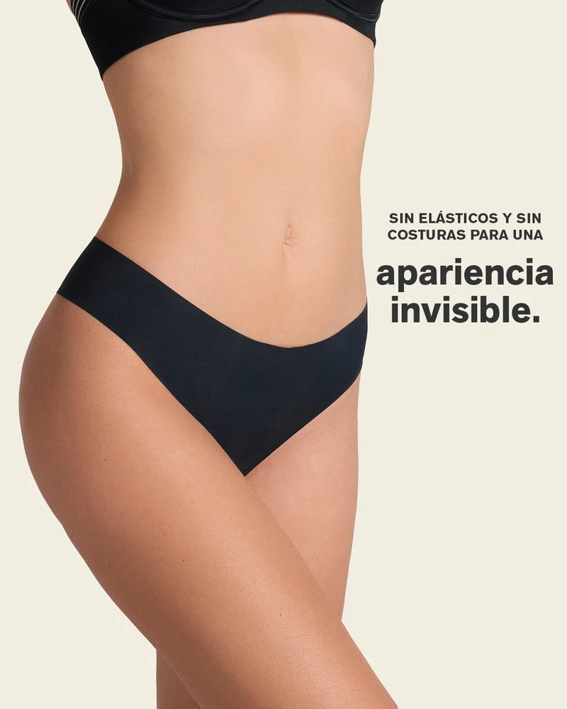 Culotte brésilienne invisible ultra plate sans élastiques et peu de coutures
