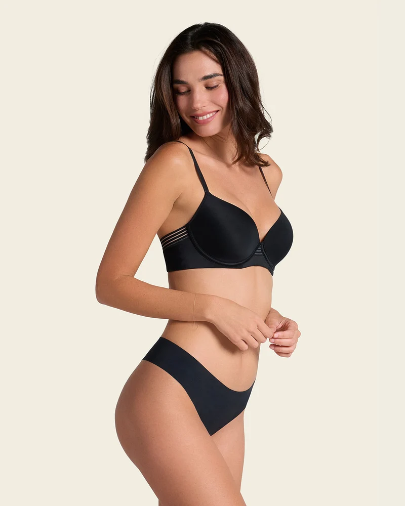 Culotte brésilienne invisible ultra plate sans élastiques et peu de coutures