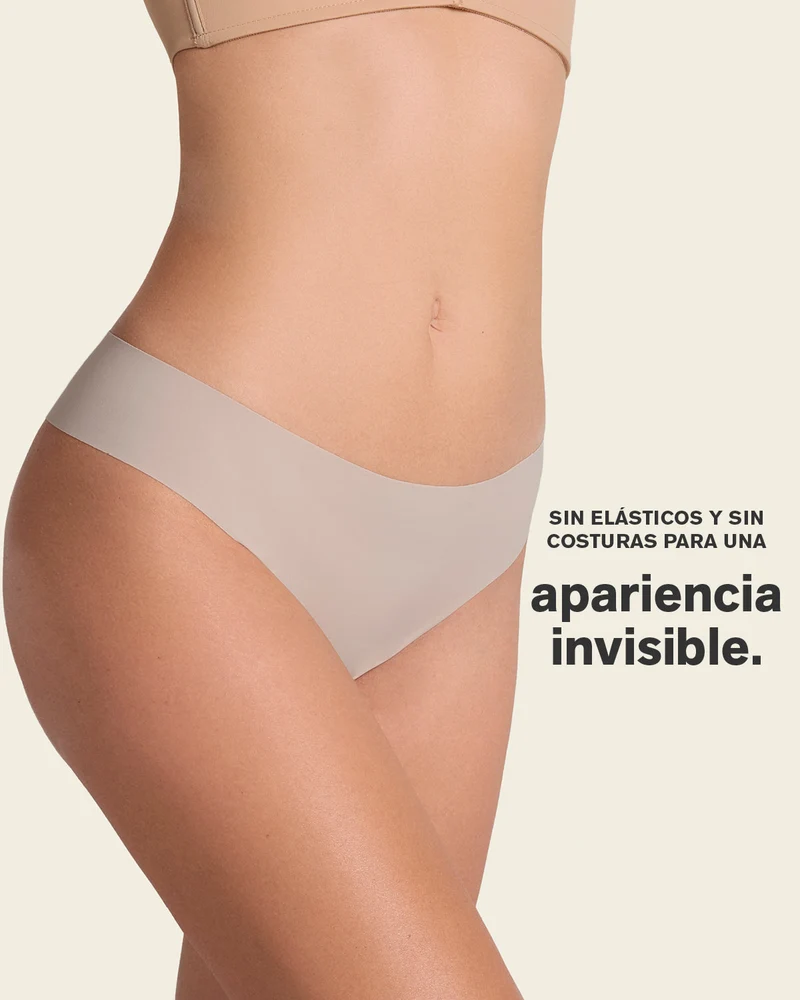 Culotte brésilienne invisible ultra plate sans élastiques et peu de coutures