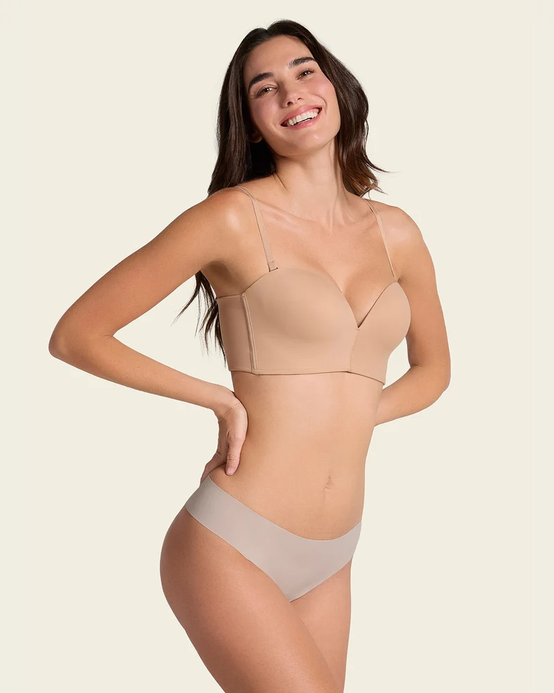 Culotte brésilienne invisible ultra plate sans élastiques et peu de coutures