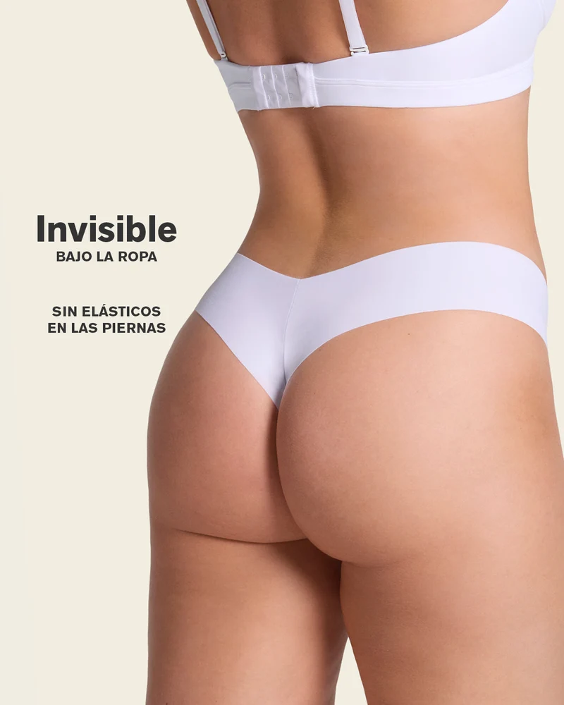 Culotte brésilienne invisible ultra plate sans élastiques et peu de coutures