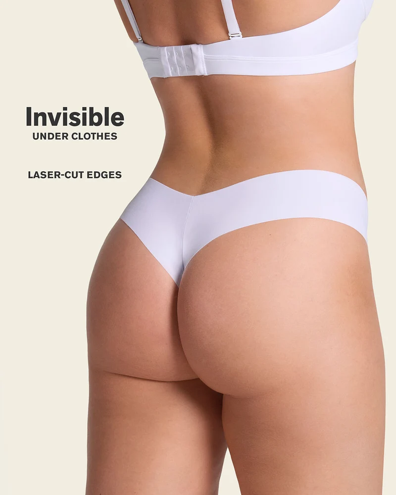 Culotte brésilienne invisible ultra plate sans élastiques et peu de coutures