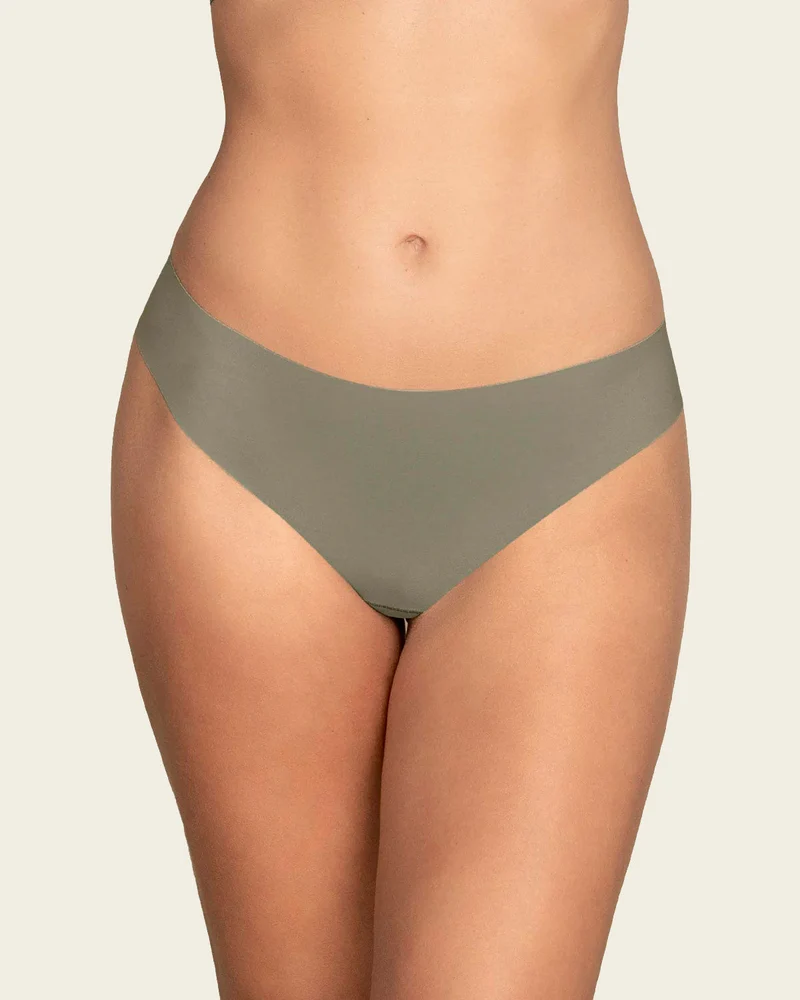 Culotte brésilienne invisible ultra plate sans élastiques et peu de coutures