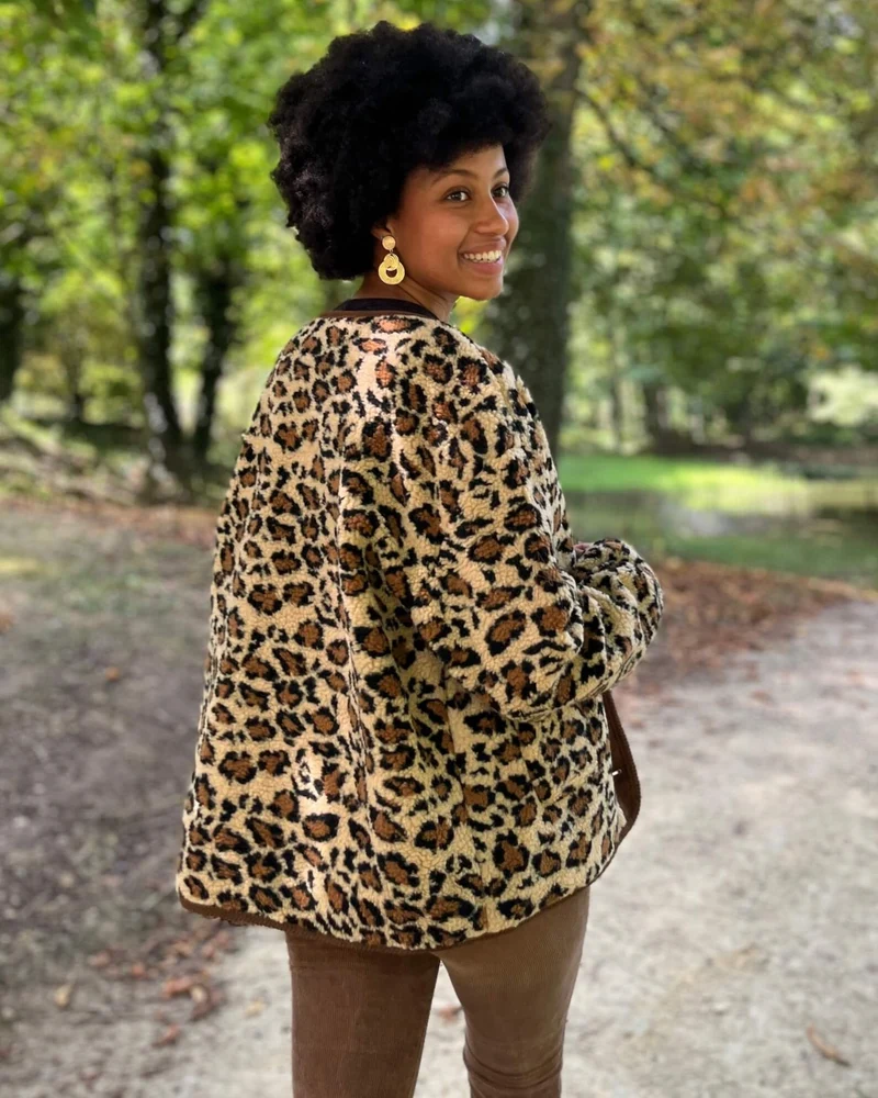 Veste En Polaire Léopard - Edna