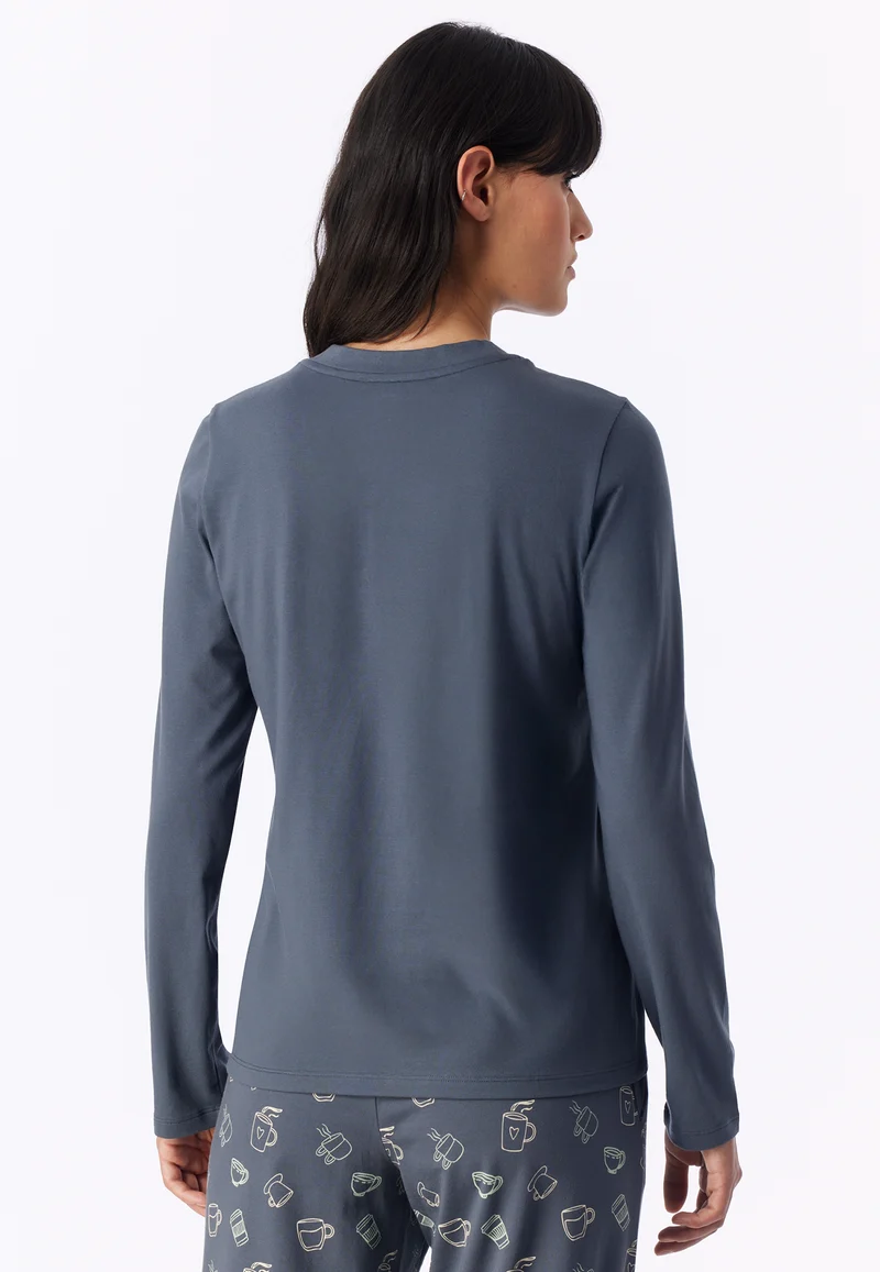 Shirt Blau - Mix+Relax