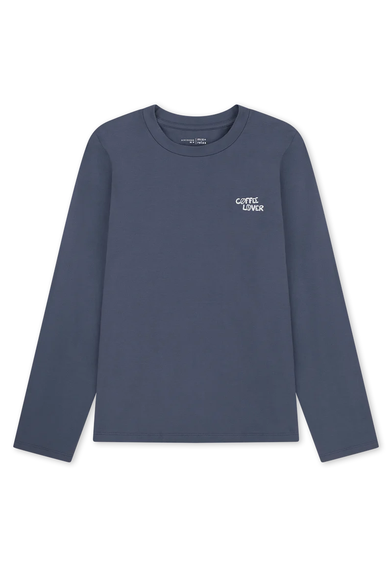 Shirt Blau - Mix+Relax
