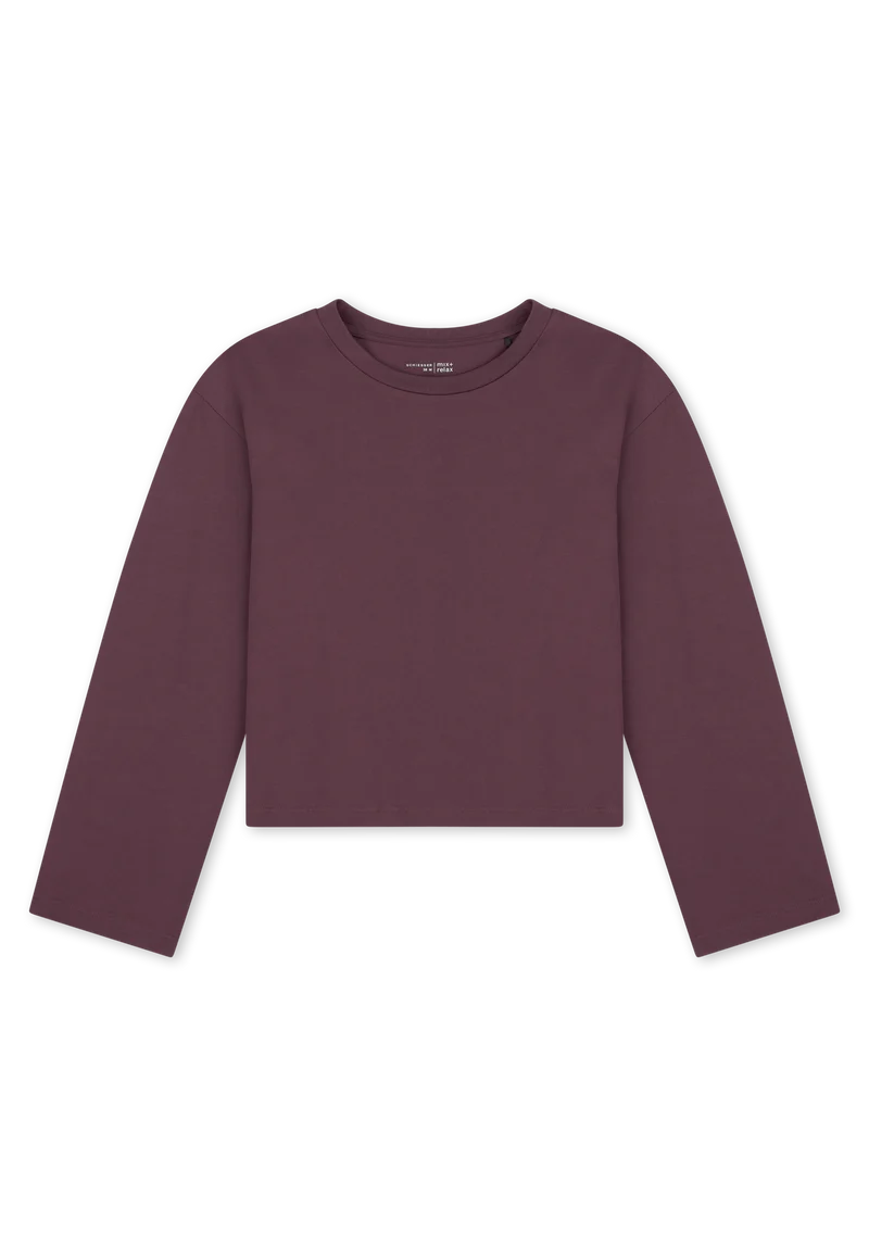Shirt cropped Bordeaux - Mix+Relax