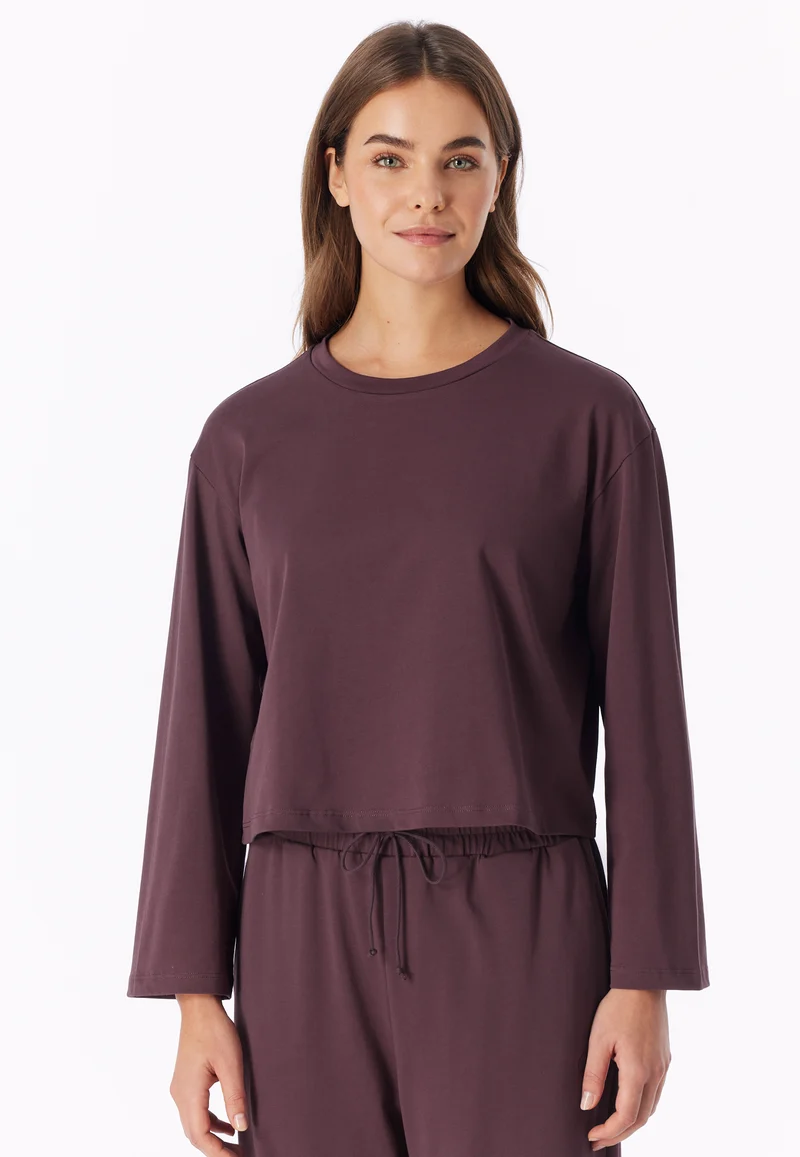 Shirt cropped Bordeaux - Mix+Relax