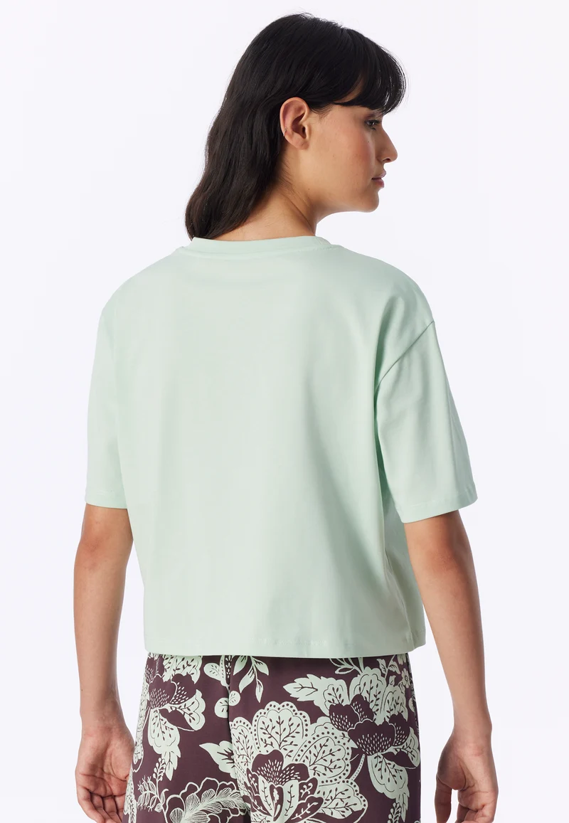 T-Shirt cropped Mint - Mix+Relax