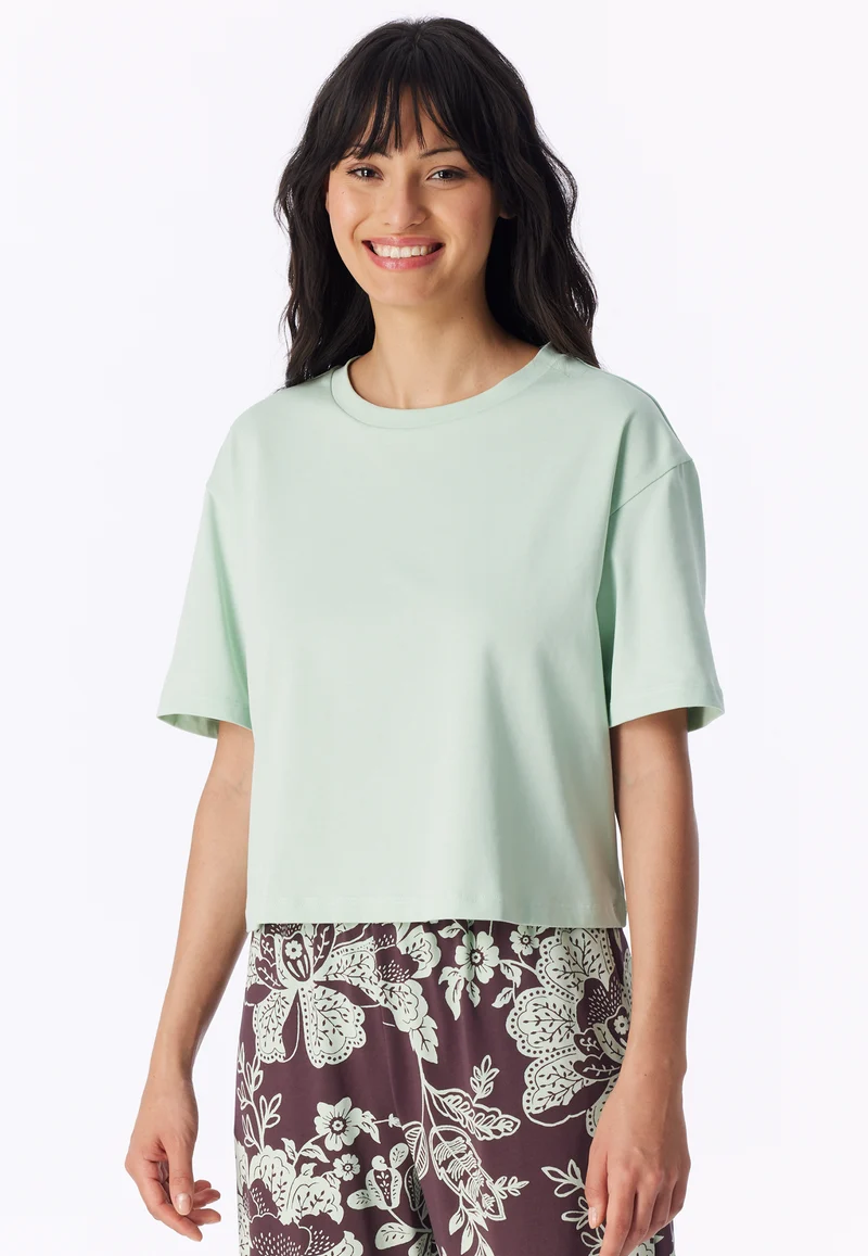 T-Shirt cropped Mint - Mix+Relax