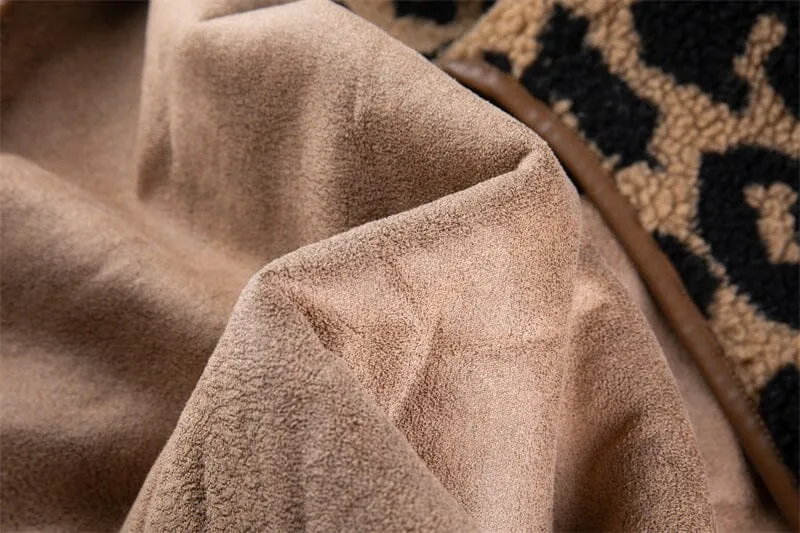 Veste En Sherpa Léopard - Teresa