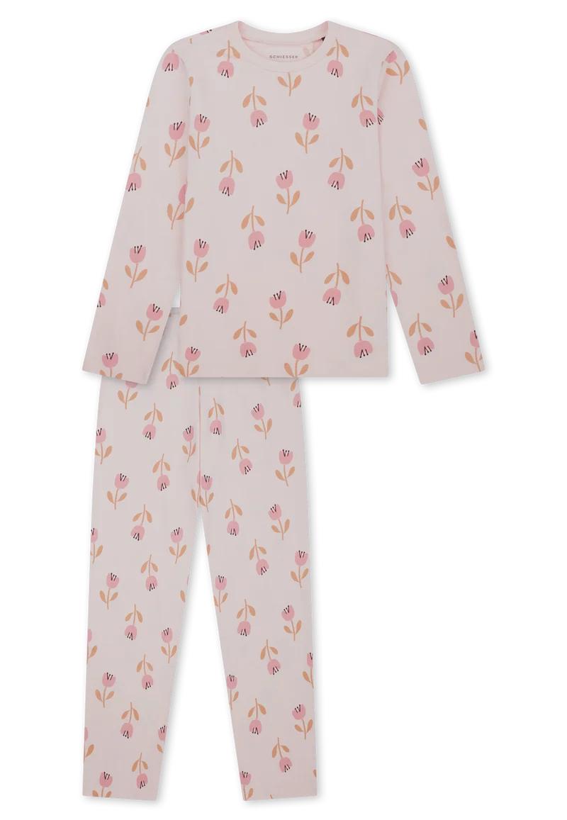Schlafanzug Rosa gemustert - Nightwear