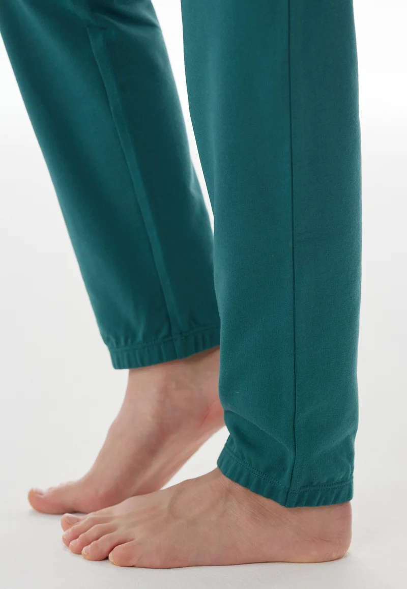 Schlafanzug mit Bündchen Petrol - Nightwear