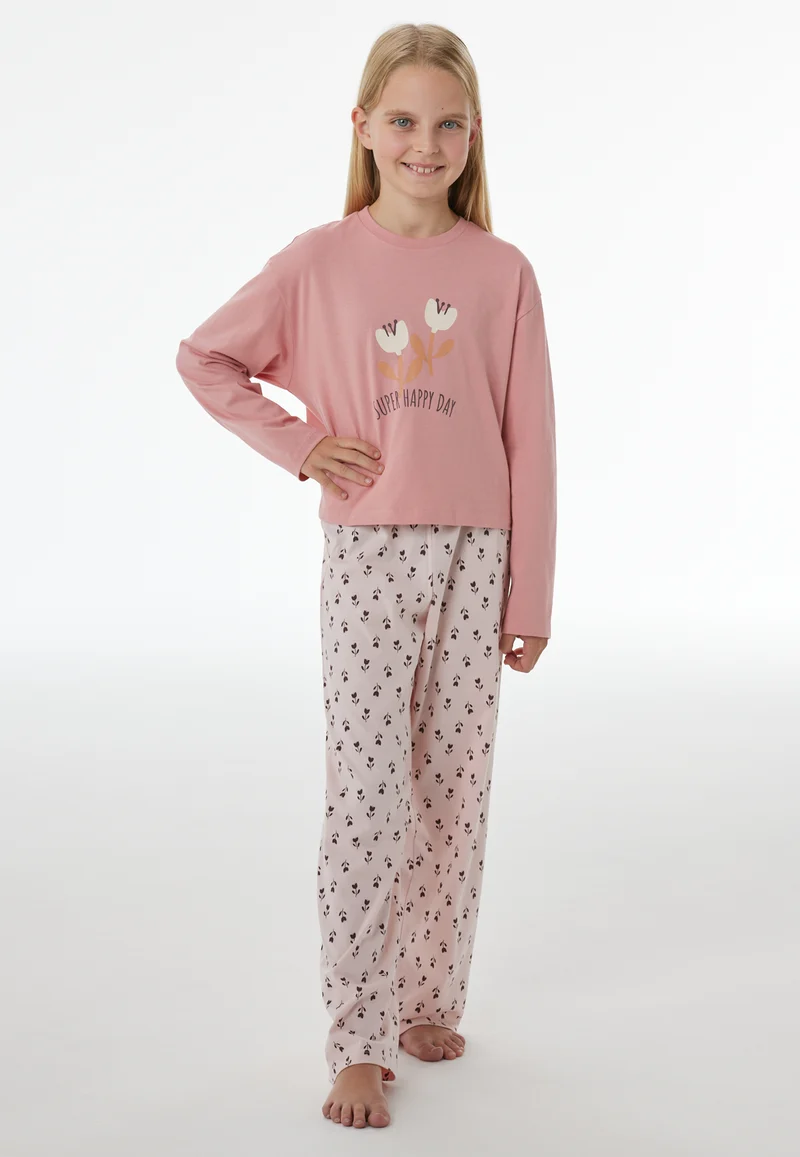 Schlafanzug Rosa gemustert - Nightwear