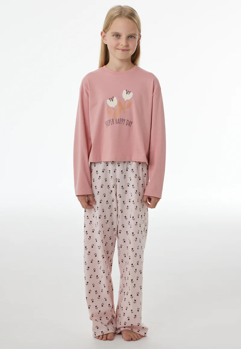 Schlafanzug Rosa gemustert - Nightwear