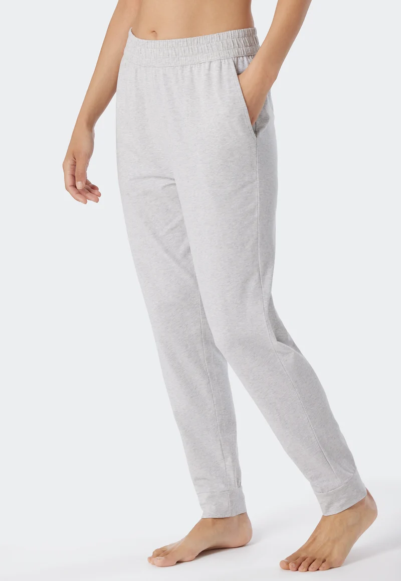 Hose mit Bündchen Grau - Mix+Relax