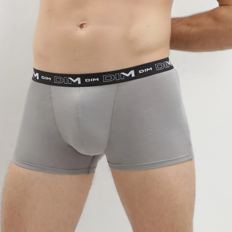 Lot de 3 boxers noir, gris et blanc Homme en coton stretch