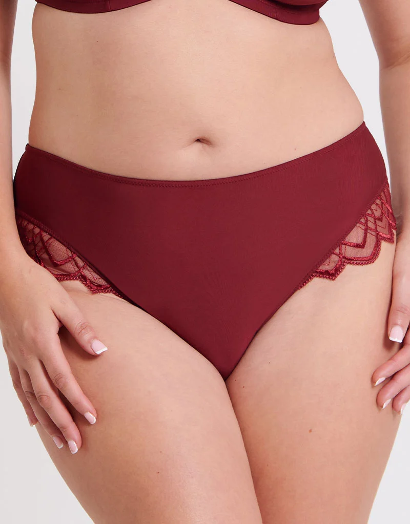 Flirtelle Emilie Deco Classic Brief Oxblood