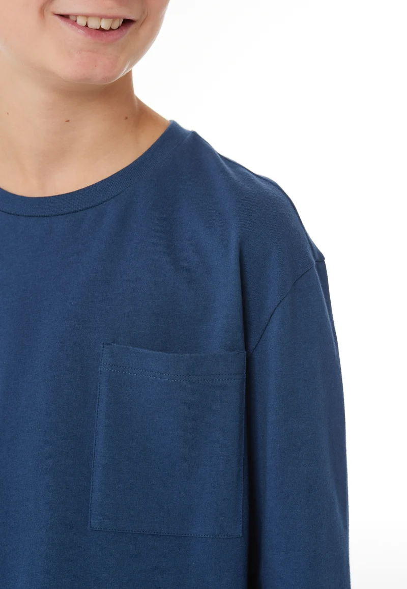Schlafanzug Blau/Weiss kariert - Nightwear