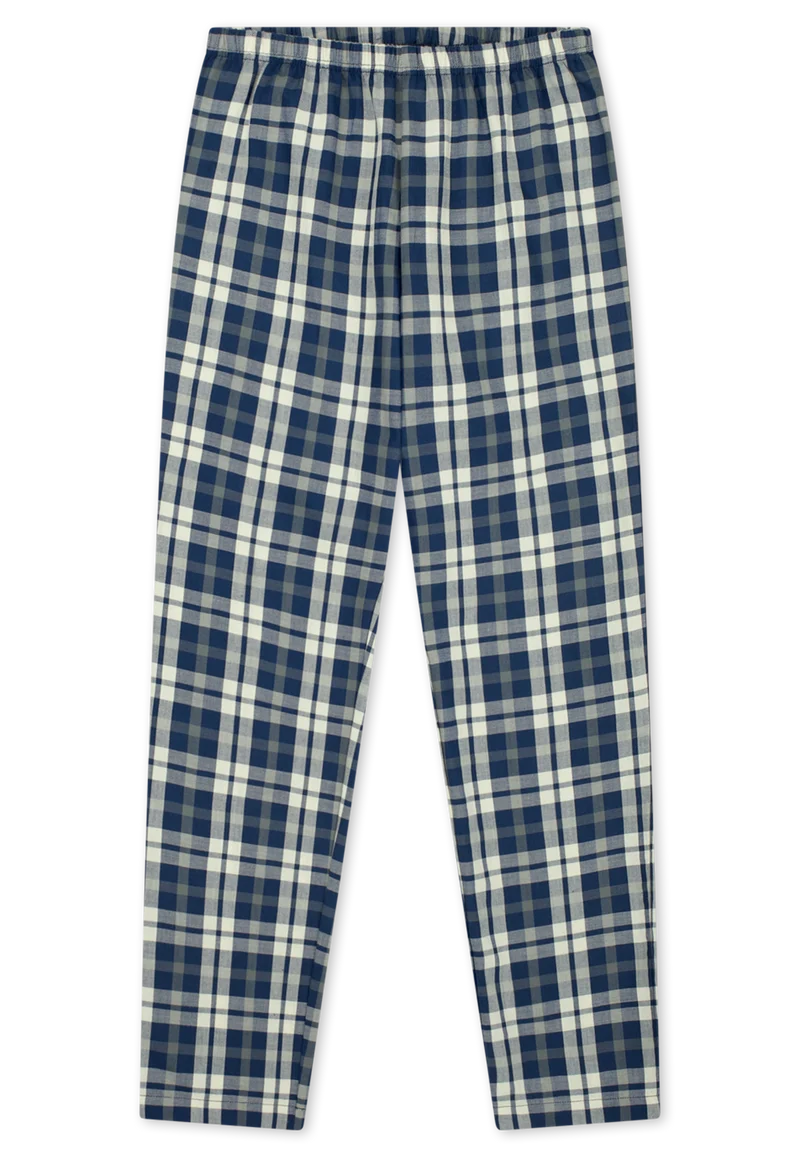 Schlafanzug Blau/Weiss kariert - Nightwear