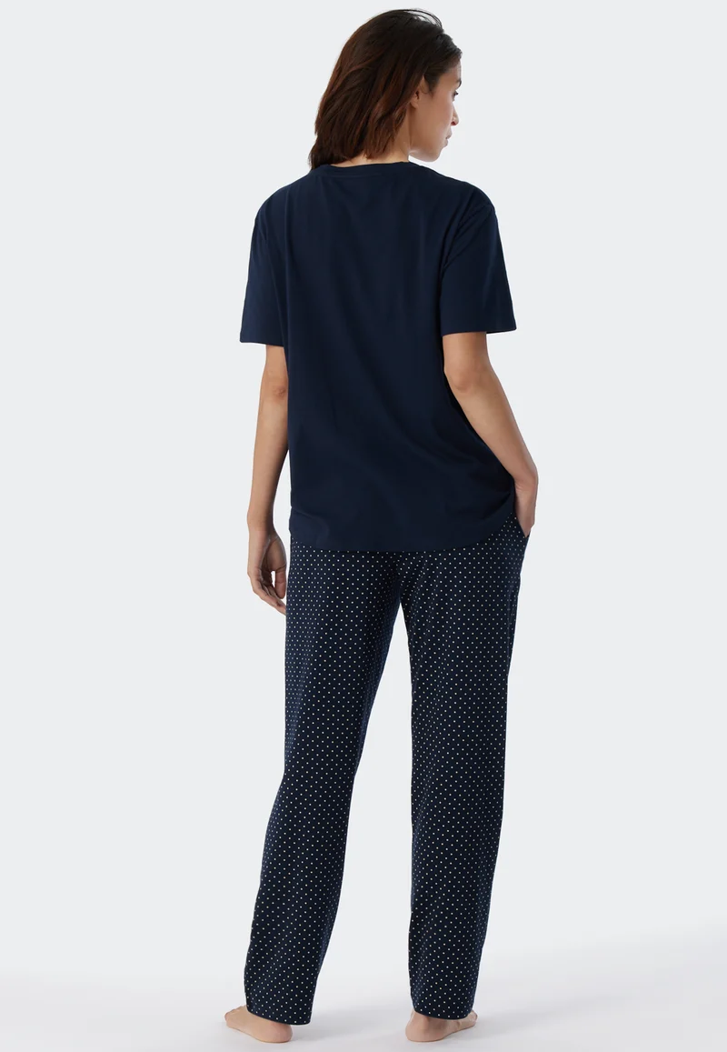 T-Shirt Dunkelblau - Mix+Relax