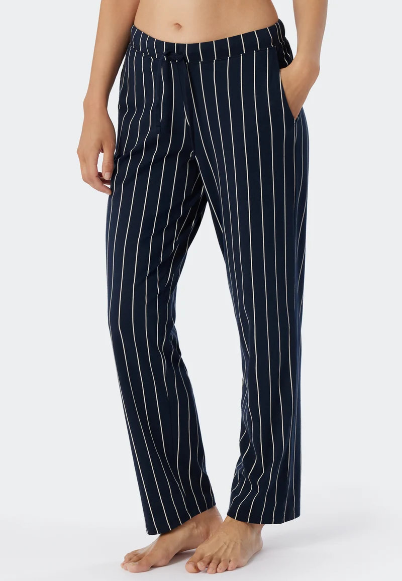 Hose Dunkelblau/Weiss gestreift - Mix+Relax