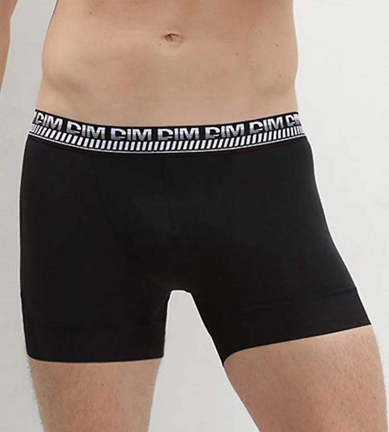 Lot de 2 boxers noirs pour homme 3D Stay and Fit