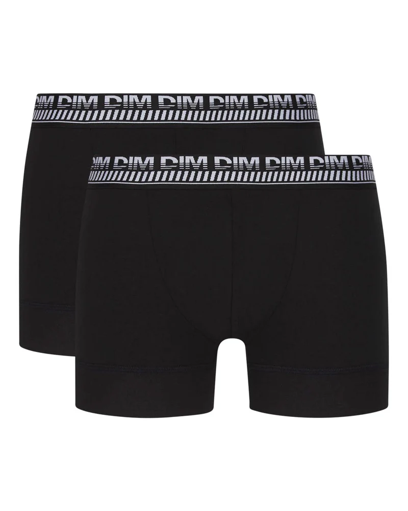 Lot de 2 boxers noirs pour homme 3D Stay and Fit