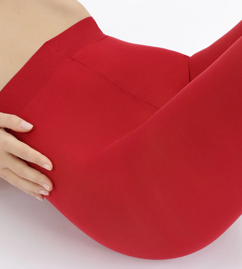 Collant opaque velouté rouge intense 50D Style