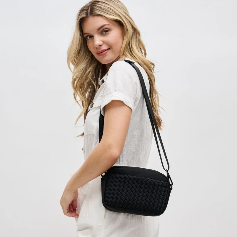 Mini sac bandoulière en néoprène tissé Inspiration