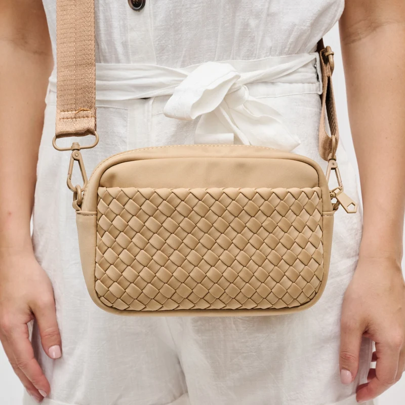 Mini sac bandoulière en néoprène tissé Inspiration