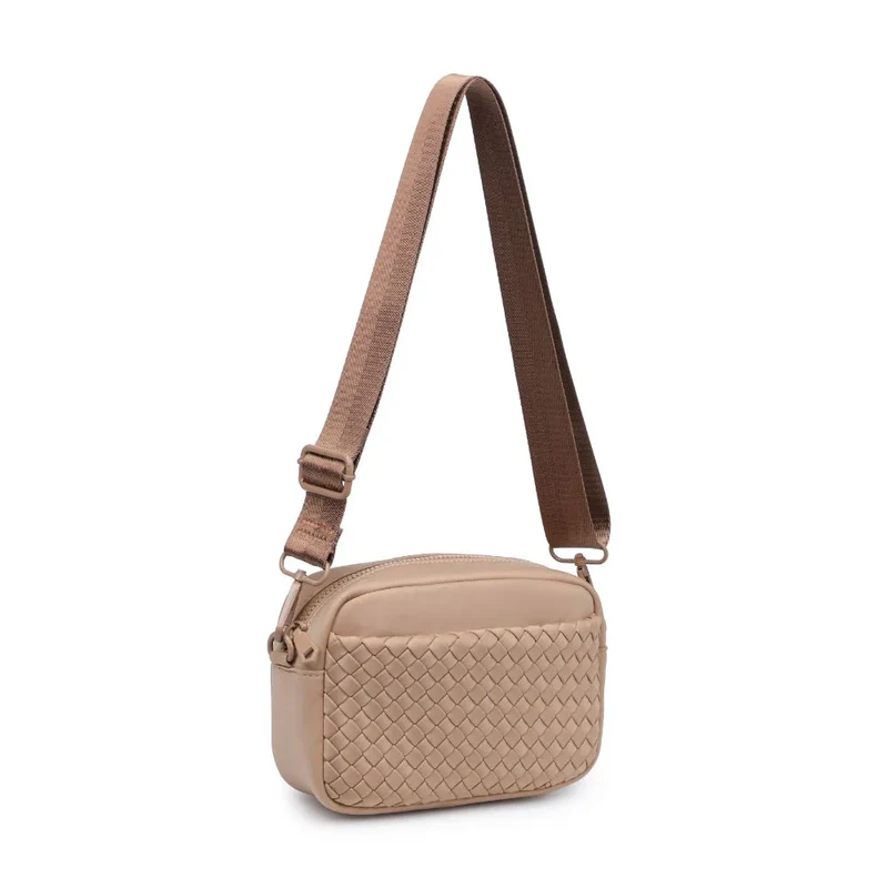 Mini sac bandoulière en néoprène tissé Inspiration