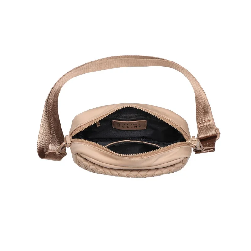 Mini sac bandoulière en néoprène tissé Inspiration