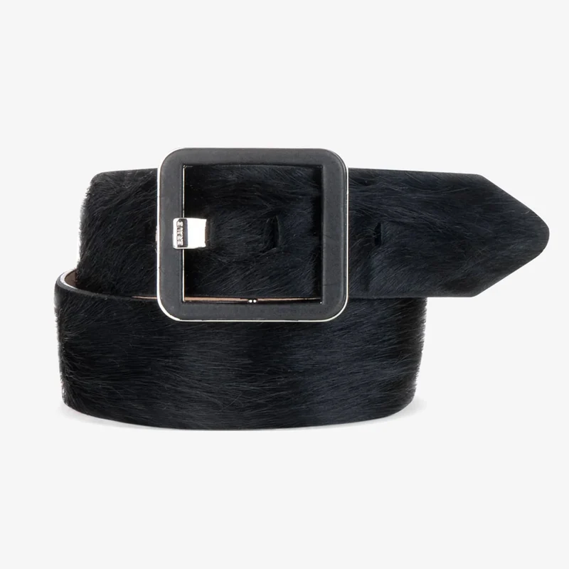 Ceinture en cuir avec fini feutré Makani 2 1/8"
